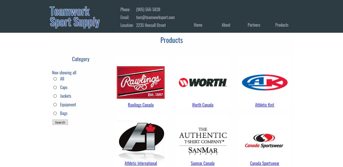 teamwork partners section